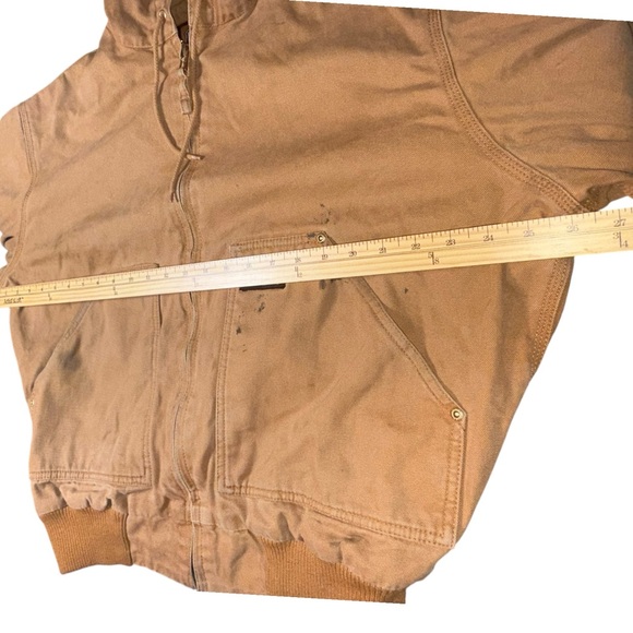 Vintage Big Smith Hoofed Work Jacket Thrashed Large 42-44 Chest - Picture 6 of 10